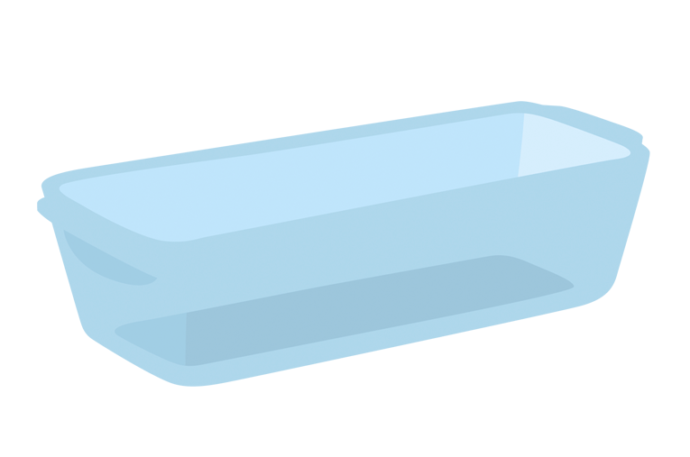 Plat de cuisson rectangulaire