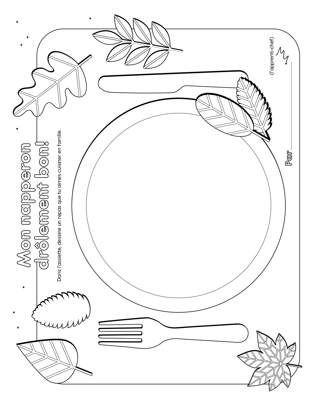 Ma recette préférée en dessin