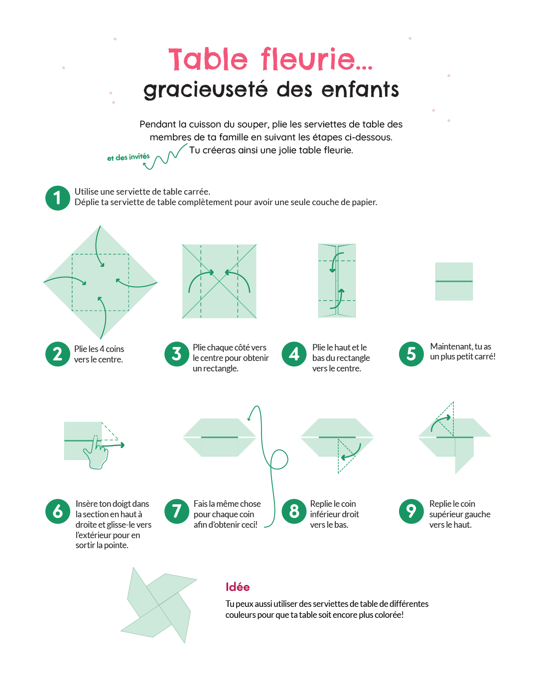 Origami pour les enfants