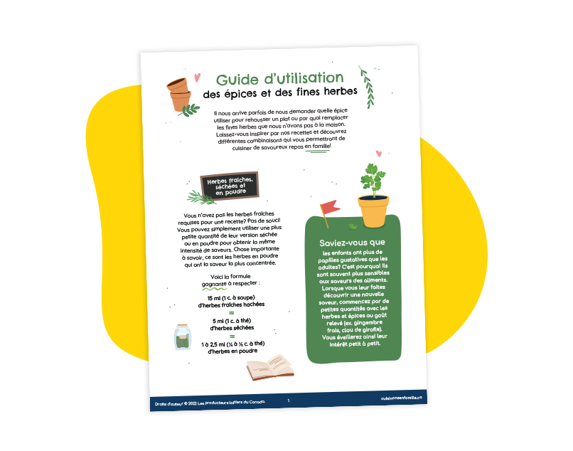 Guide des épices et fines herbes